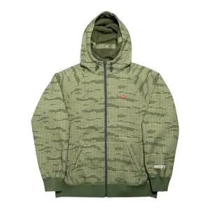 Supreme WINDSTOPPER Zip Up Hooded Sweatshirt (FW21) Olive Grid Camo