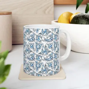 Hidden Floral Penis Mug, Penis Art Cup, Nsfw Coffee Mug, Cock Penis Drawing, Bachelorette Party Gift, Weird Stuff, Fashion