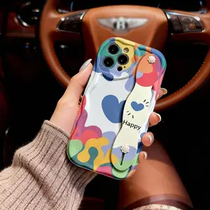 Graffiti Heart Phone Case for iPhone 17, Air 16, 15, 14, 13, 12, 11, Pro Max Full Coverage Drop-Resistant Non-Slip Protective Stylish Women's Accessory