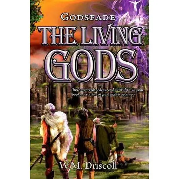 USED Book - The Living Gods (Godsfade) by W.M. Driscoll (Paperback) - english