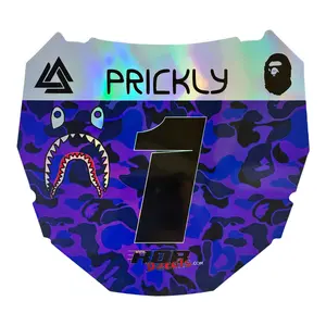 ODI Plate Decal — Purple/ Blue Designer Camo (Holographic Chrome)