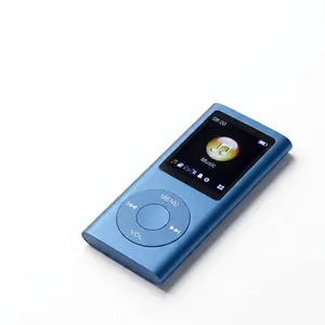 Aluminum Alloy MP3 Player, 1.8 Inch LCD Screen Slim Portable Lossless HiFi Music Player