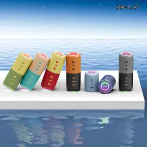 Portable Bluetooth-compatible Speaker, Magnetic 2-In-1 Design, Wireless Mini Speaker, Ipx4 Waterproof, 10-Hour Playtime, TWS Pairing, Bt5.4, Fm Radio, Multifunctional Magnetic Speaker