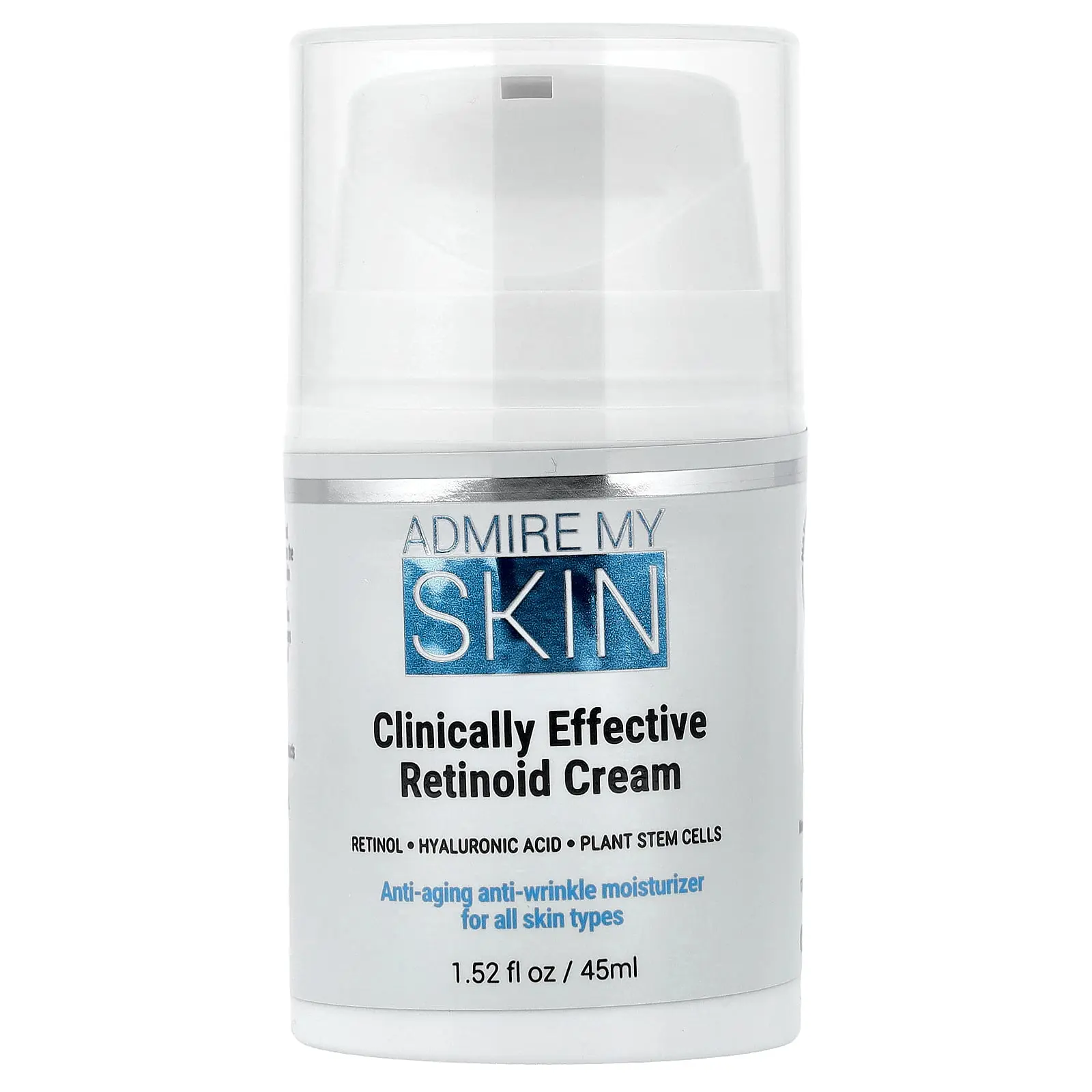 Admire My Skin Clinically Effective Retinoid Cream, For All Skin Types, 1.52 fl oz (45 ml)