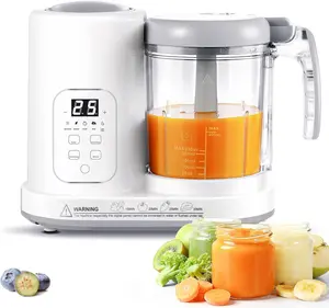 Baby Food Maker Pro Steamer Blender: 4 in 1 Auto Steam Blend and Puree Maker with Self-Clean for Healthy Baby and Toddler Meal Prep - BPA-Free   BFA609TW1