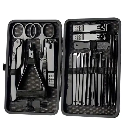 CENPIN Daily 8-15-24-in-1 Nail Care Kit - Professional Manicure & Pedicure Tools in Travel Case, Ideal Gift for Men, Parents