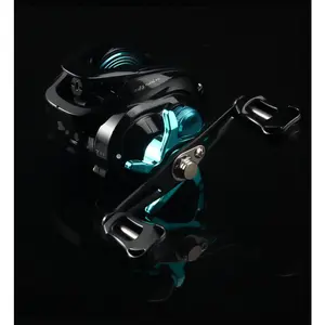 Long Cast Chrome Baitcasting Reel 72 High Speed Metal Fishing Reel with Drag Sound for Versatile Lure Fishing