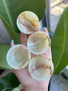 Green Onyx Mini Crystal Bowl - Handmade in the US - Natural Jade Decoration for Home Decor - Jewelry Holder and Accent Piece