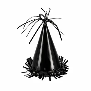 Black Party Hat Balloon Weight