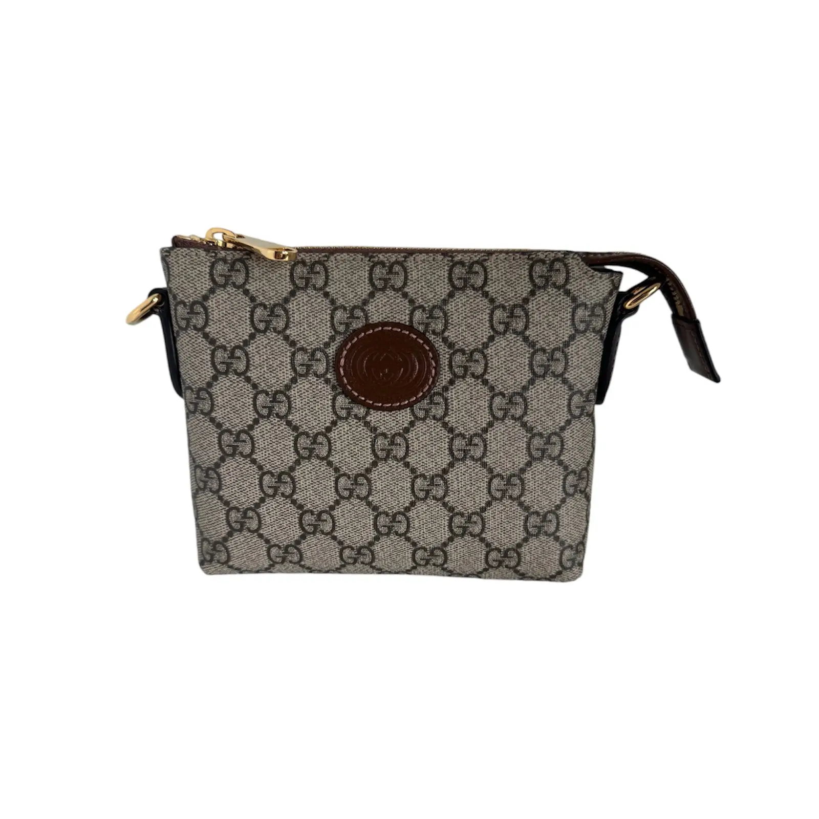 Pre-owned GUCCI Supreme Canvas Messenger Bags GG Mini Messeger Bag