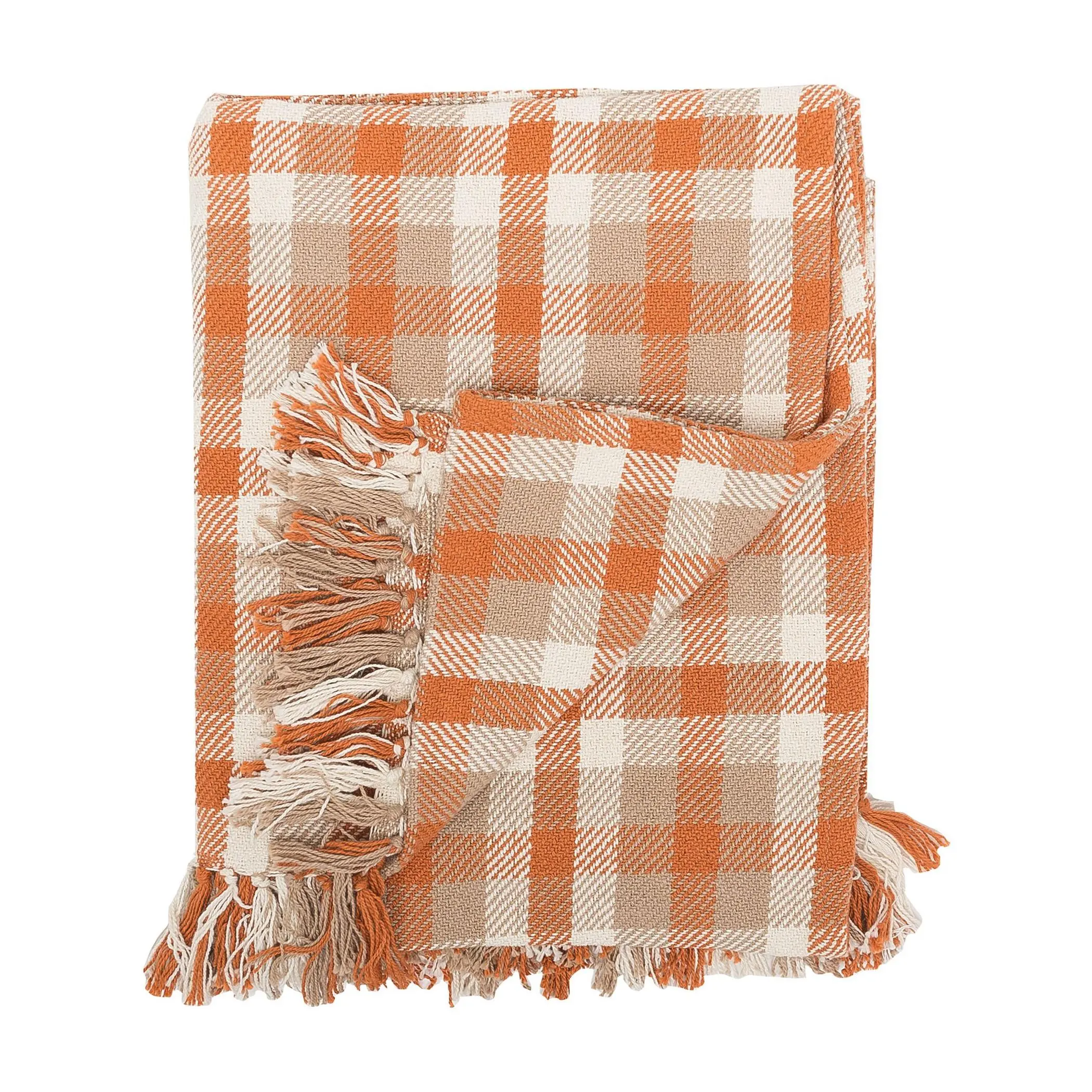 Dunmore Plaid Woven 50" x 60" Throw Blanket byValerie