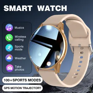 Smart Watch with Wireless Calling & Multiple Sports Modes, Call & Message Alerts, Custom Wallpaper, Compatible with iOS & Android, Fitness Smartwatch, GPS Smartwatch