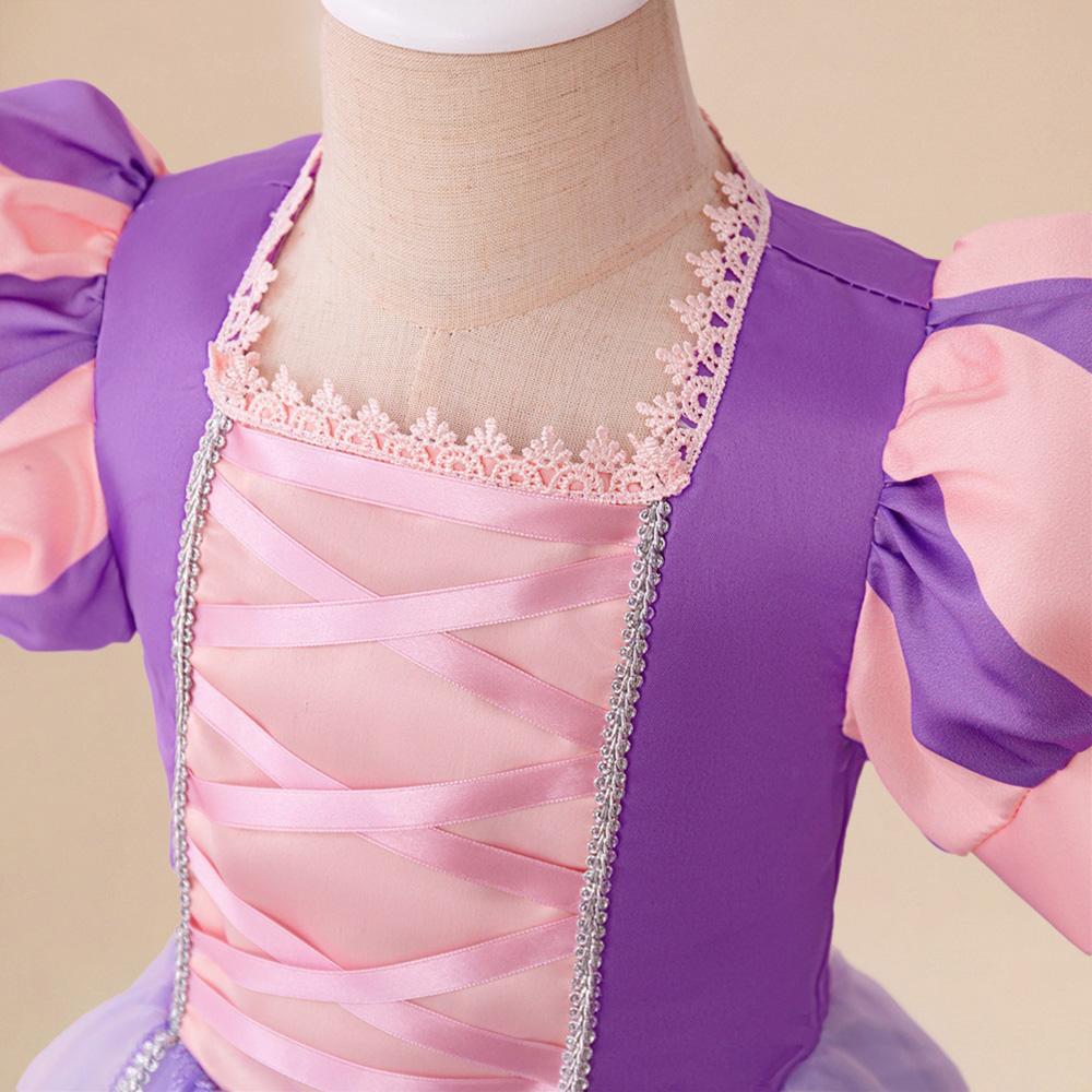 103 Rapunzel dress mesh dress Rapunzel girl Sofia dress children's performance costume children