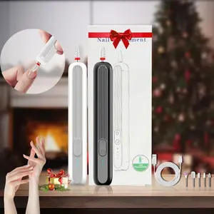 Portable Electric Nail File, Professional Rechargeable Brushless Nail Drill Machine, Manicure & Pedicure Tool For Home & Salon Use