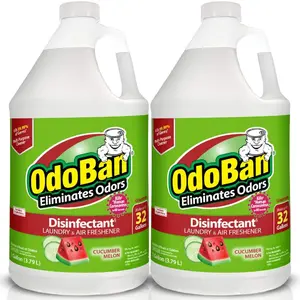 1 Gal. Cucumber Melon Disinfectant, Laundry and Air Freshener, Mold & Mildew Control, Multi-Purpose Concentrate (2-Pack)