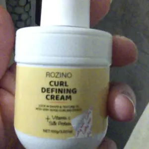 Rozino Curl Defining Cream Light and Fluffy Hair Curling Cream with Vitamin C & Silk Protein for Home Care 100g Gel Haircare