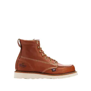 Thorogood American Heritage 6" Toba Moc Toe Work Boots for Men