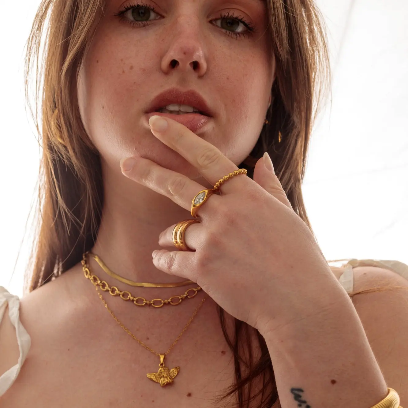 Sweet Cherub Necklace