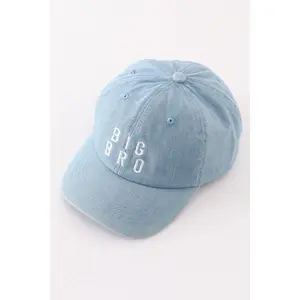 Blue big bro embroidery hat