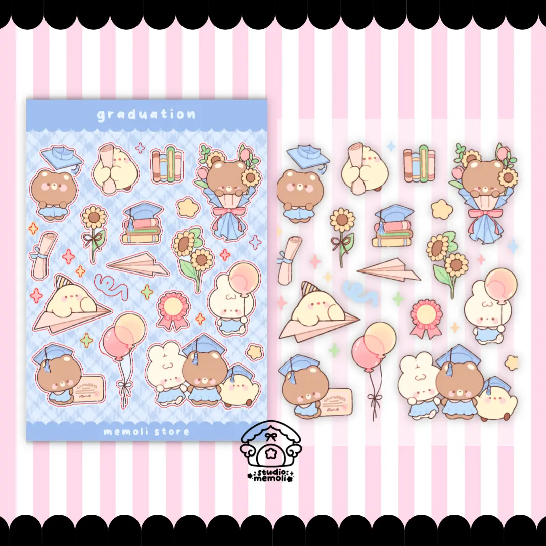 graduation sticker sheet