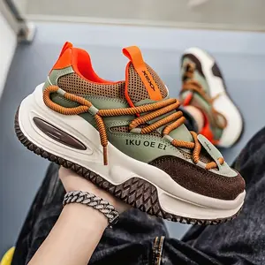 Shoes for Gentlemen Men's Shoes Casual Breathable Athletic Casual Shoes for Men with Thick Soles, Stylish Streetwear Footwear.