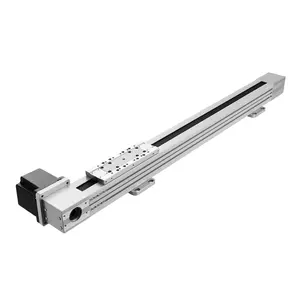 Summervibes VEVOR Linear Guide Rail, Belt Drive, CNC Linear Motion Stage Actuator, with Nema34 Stepper Motor, 600 mm Stroke Work Size, High Speed Motorized, for Engraving Machine, CNC Milling Machine, 3D Printer
