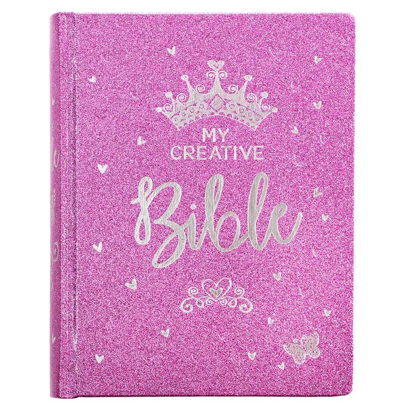 ESV Holy Bible, My Creative Bible For Girls, Hardcover w/Ribbon Marker, Illustrated Coloring, Journaling and Devotional Bible, English Standard Version, Purple Glitter (ESV Creative Editions Girls)
