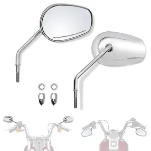 Rear View Mirrors Compatible with Harley 1982-2025 Touring Road Glide Electra Glide Road King Street Glide Sportster Dyna Softail Motorcycle