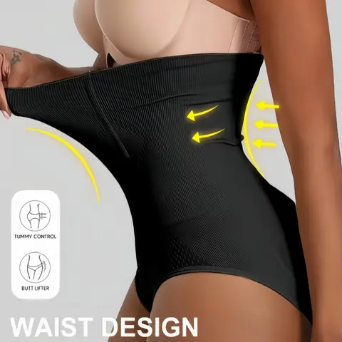 1 Count Women's Seamless High Waist Shaping Panties, Solid Color Butt Lifting Tummy Control Body Shaper Shorts, Tight-Fitting Bottoms for Ladies, Sheath Flat Belly Briefs, Underwear for Various Occasions Shapewear