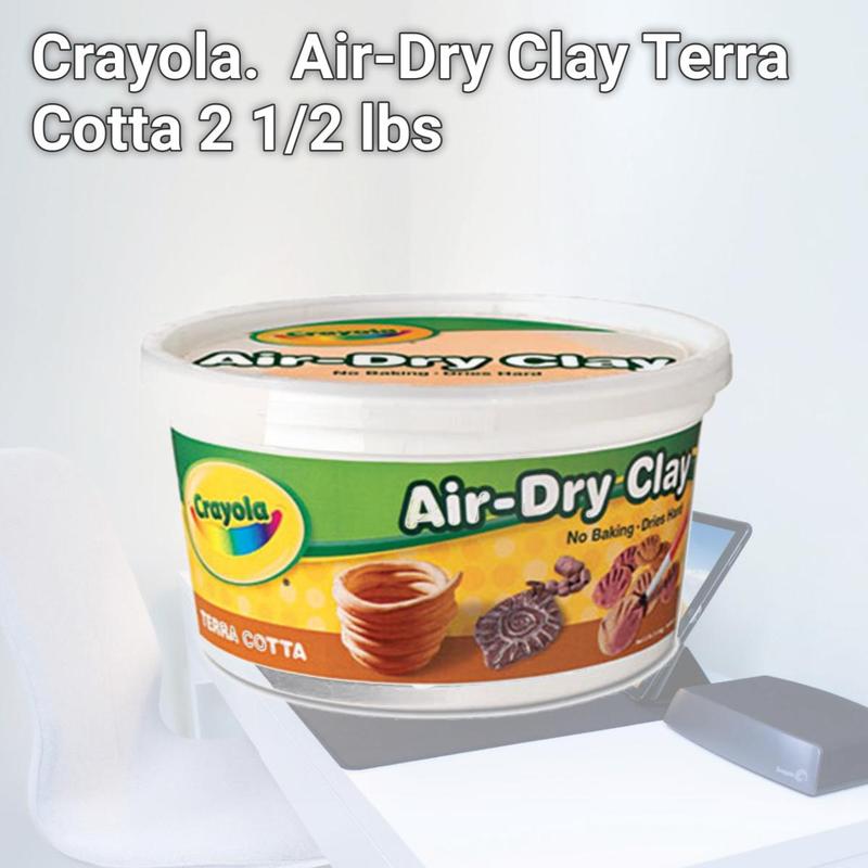 Crayola.  Air-Dry Clay Terra Cotta 2 1/2 lbs