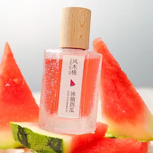Women's Watermelon & Smoked Peach Fragrance, Fresh Fruit Scent, 50ML Bottle, Ideal Gift, Daily Wear Perfume, Single Item Packaging