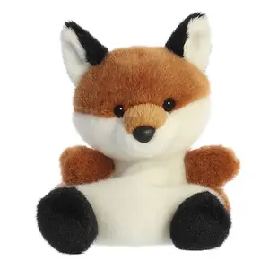 Palm Pals Adorable Sly Fox 5 inch Brown Mini Soft Plush Collectable Stuffed Animal