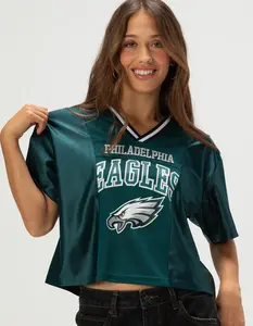 ICER BRANDS PHILADELPHIA EAGLES Fight Song Womens Crop Mesh Jersey