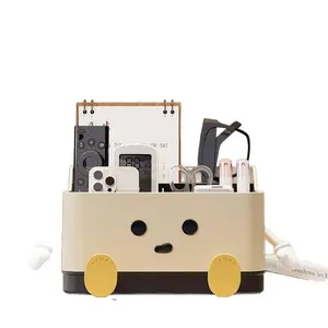 Desktop storage box for home use, living room coffee table tissue box, bedroom nightstand multifunctional remote control and miscellaneous item organizer box Desk Accessory Desk Tidy