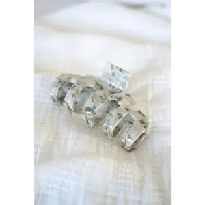Stylish Earthtone Catherine Hair Claw, Spring Clip, Flat Claw Clip for Women's Hair Styling, Flat Claw Clips