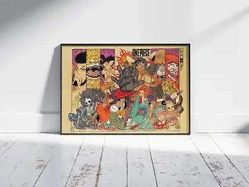 One Piece - Wano Manga POSTER UNFRAMED  - Manga Gift Ideas, Shonen Manga Present, Anime Art Print, Japanese Art Work, Anime Artistry, Manga POSTER UNFRAMED Decor Glossy