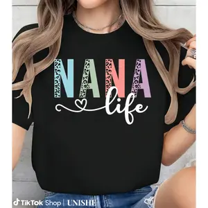 Women's Graphic Nana Life Shirt – Mother's Day Grandma Tee