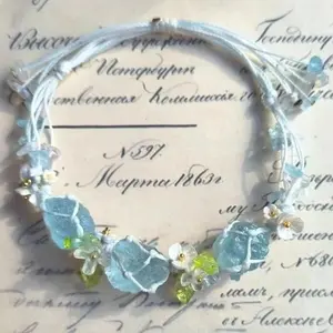 GX Magichouse Crystal garland bracelet, hand-woven mesh pocket women's bracelet, for girlfriends, birthday gifts, holiday gifts, for parties