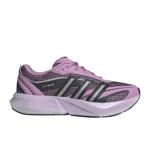 adidas Womens Lightblaze Glow Lace Up Sneakers Shoes Casual - Purple