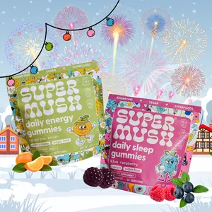 SuperMush Day & Night Bundle 28 Count | Sugar-Free Caffeine-Free Melatonin-Free | USA Made Mushroom Supplement with Cordyceps, Lion’s Mane, Magnesium & Chamomile | For Natural Energy & Sleep Support | Dietary Supplement