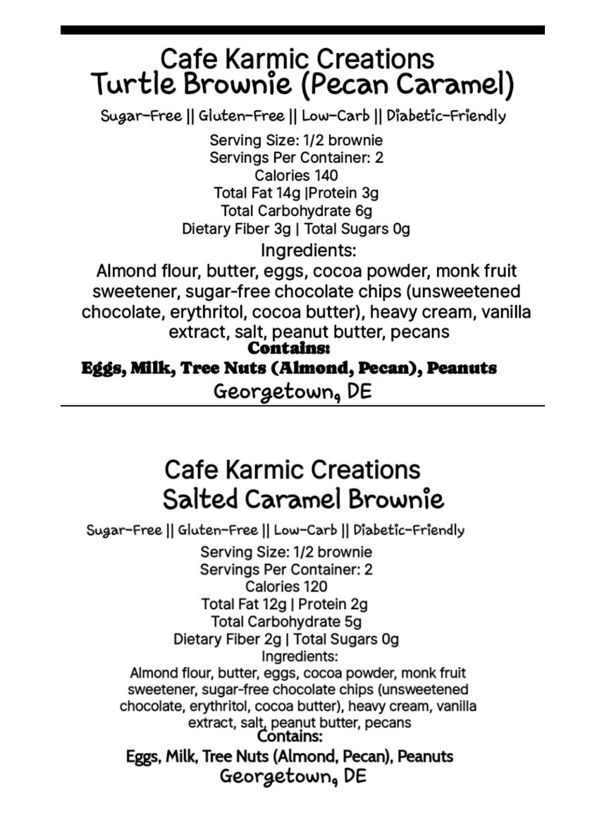 Diabetic-Friendly Brownie Collection Sugar-Free Gluten-Free Indulgent Treats for Health-Conscious Consumers