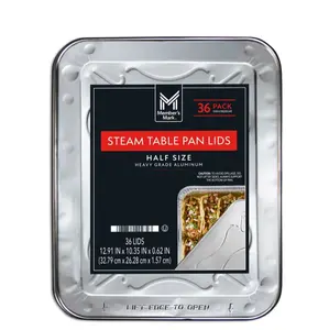 Member's Mark Half-Size Aluminum Steam Table Pans - Disposable, Durable & Versatile - Perfect for Catering, Restaurants, or Bulk Food Service (36 ct) Foil