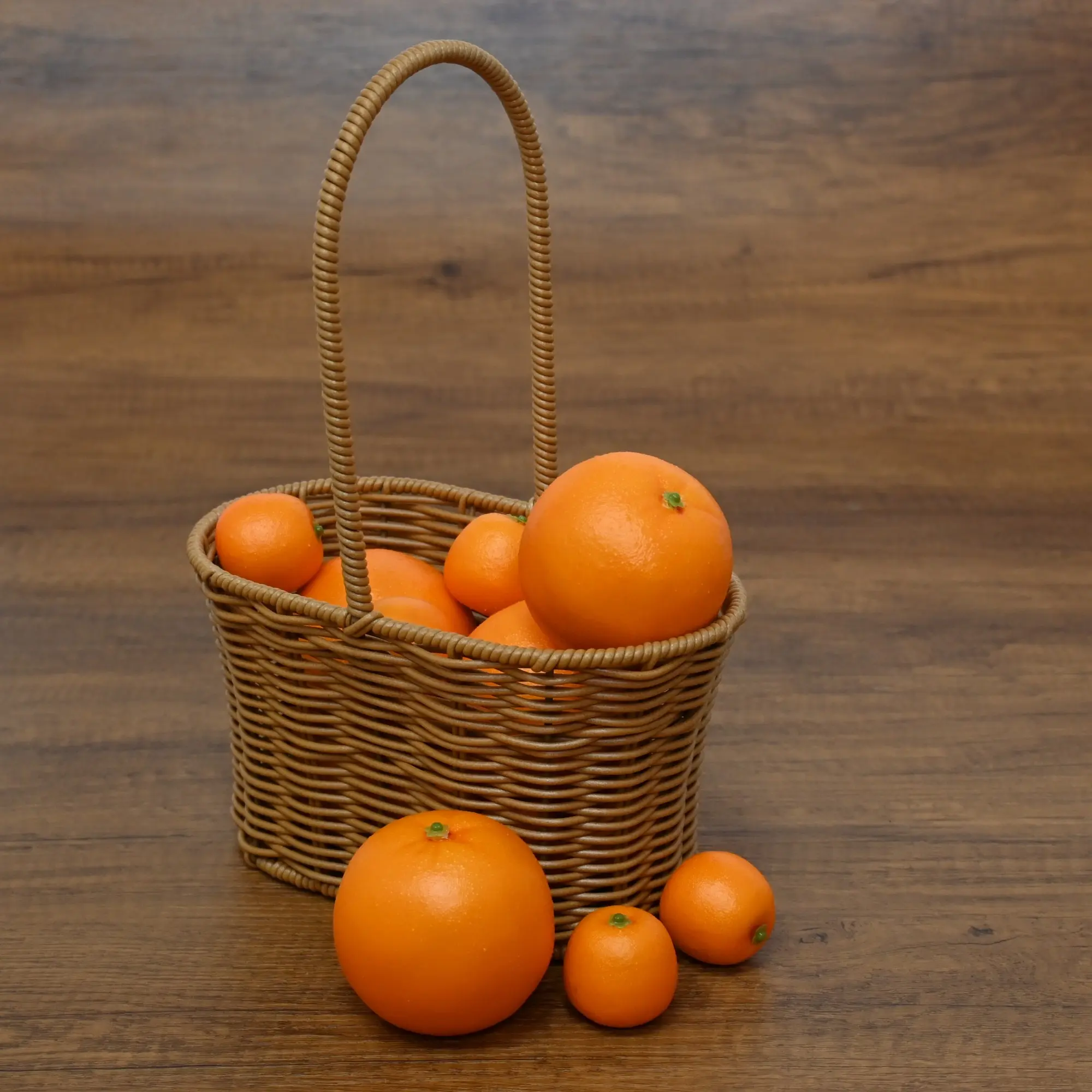 4Pcs/12pcs Artificial Oranges, Realistic Fake Delicious Oranges, Decorative Ornaments Lifelike Faux Oranges for Home Kitchen Festival Party Photography Christmas Decoration