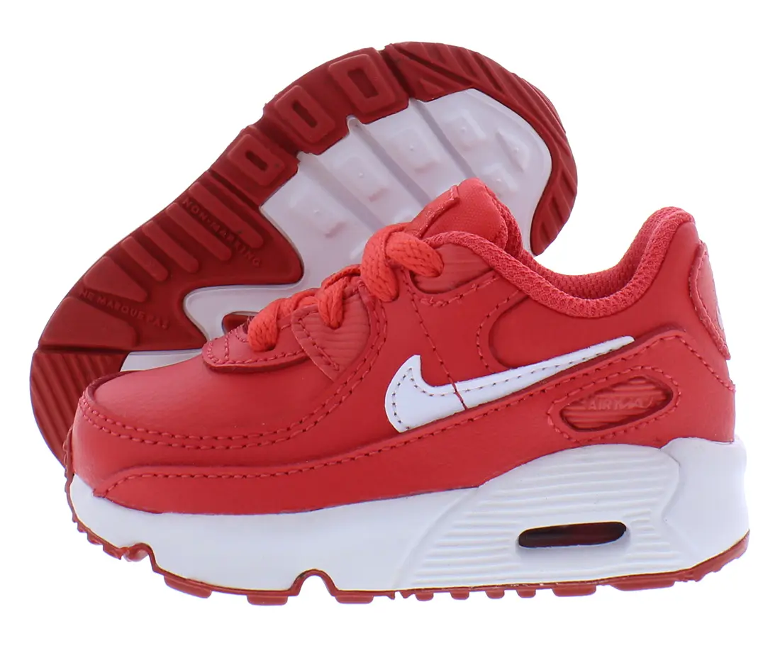 Nike Air Max 90 Ltr Infant-Toddler Casual Prewalker Shoes, Lace-Up, Rubber Sole, for 2-3 Years Old