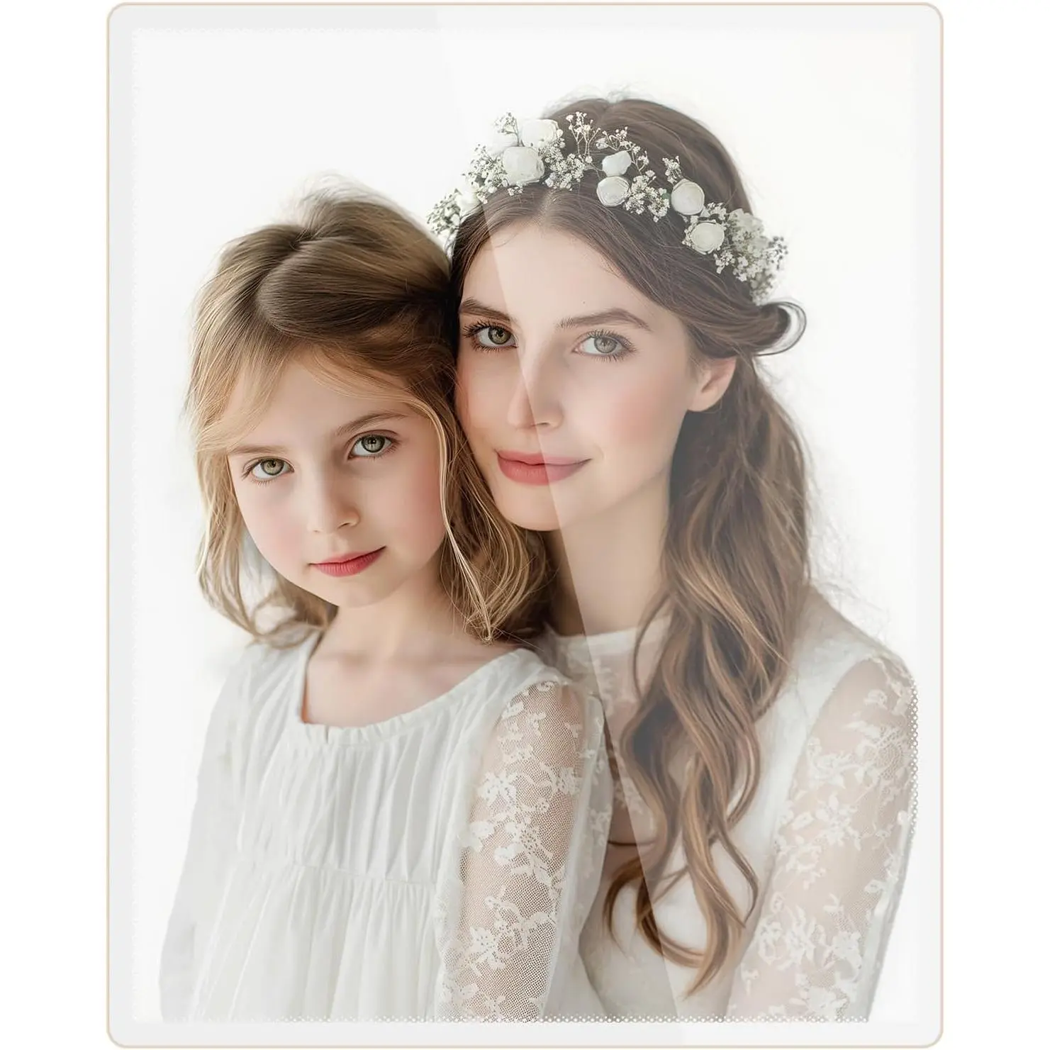 16x20 Picture Frame White Gifts for Mom, Women, Wife - Metal Frames 20x16 Round-Cornered  for Vertical and Horizontal Display (16x20, )
