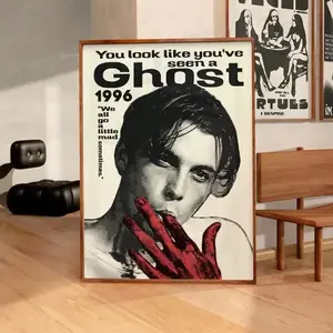 [NO FRAME] Scream Horror Movie PosteR Cool Retro Minimalist Premium Wall Art Poster Unframed HD Print Home Office Decor Unique Trendy Gift
