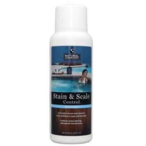 Natural Chemistry NC14235 Spa Stain & Scale Control - 32 oz Phosphate-Free Mineral Control Spa Chemicals, Pack of 12