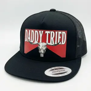 DADDY TRIED Hat Retro Hat Trucker Hat Many Colors Snapback Hat, Unisex Casual Street Style, Gift Idea For Her Him, Unisex Everyday Wear