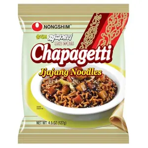 Ramen Noodles, Gourmet Instant Ramen, Premium Microwavable Noodle, Chapagetti, 4.5 Ounce (Pack of 4)