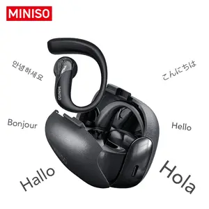 MINISO200 Open Ear True Wireless Earbuds with 135 Languages HiFi Sound Clear Calls Long Battery Life Bluetooth 6.0 Headphones for Work Travel Music